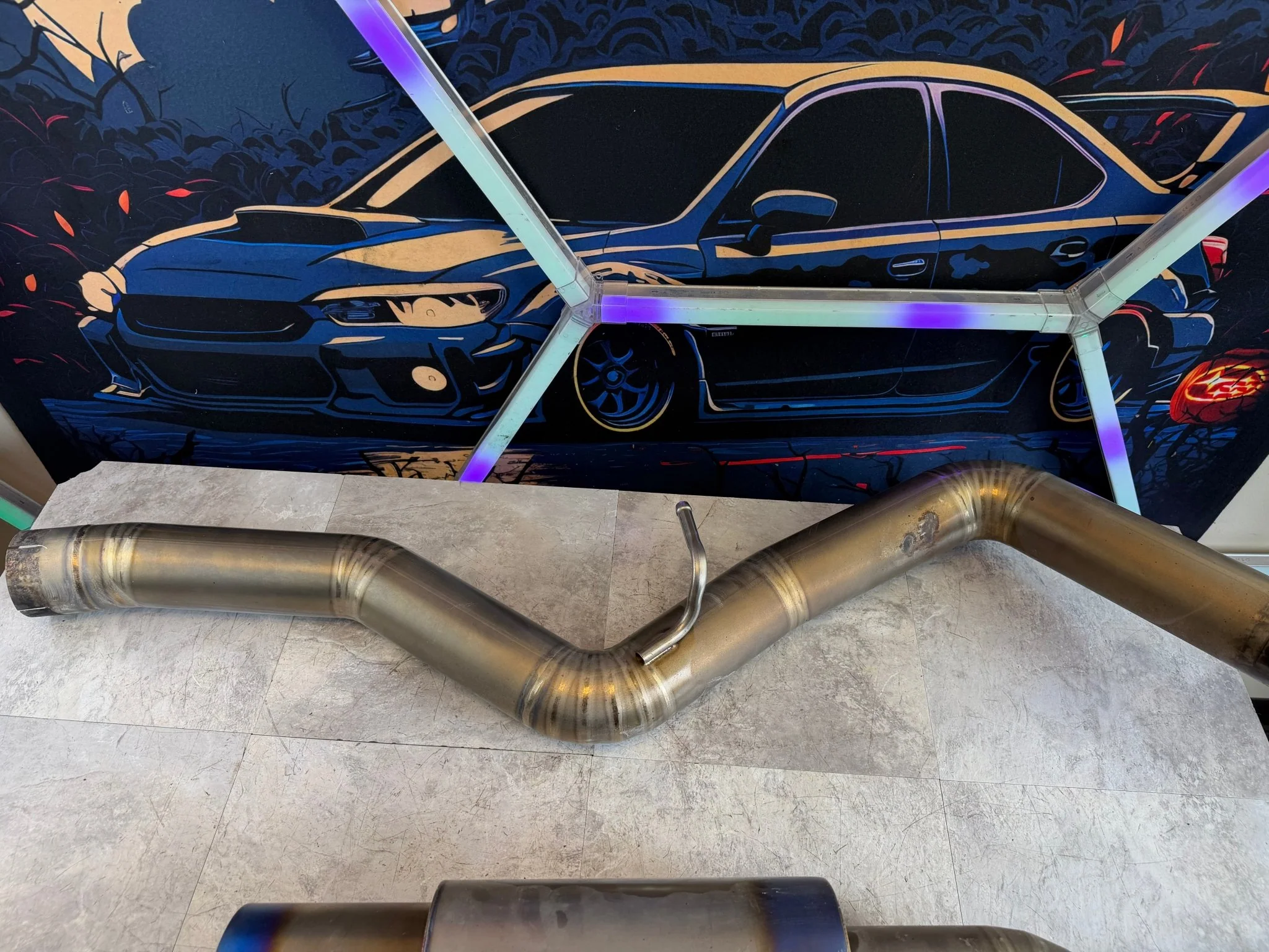 NOBLE full TI titanium catback exhaust system 08-21 Subaru wrx & STi - Image 6