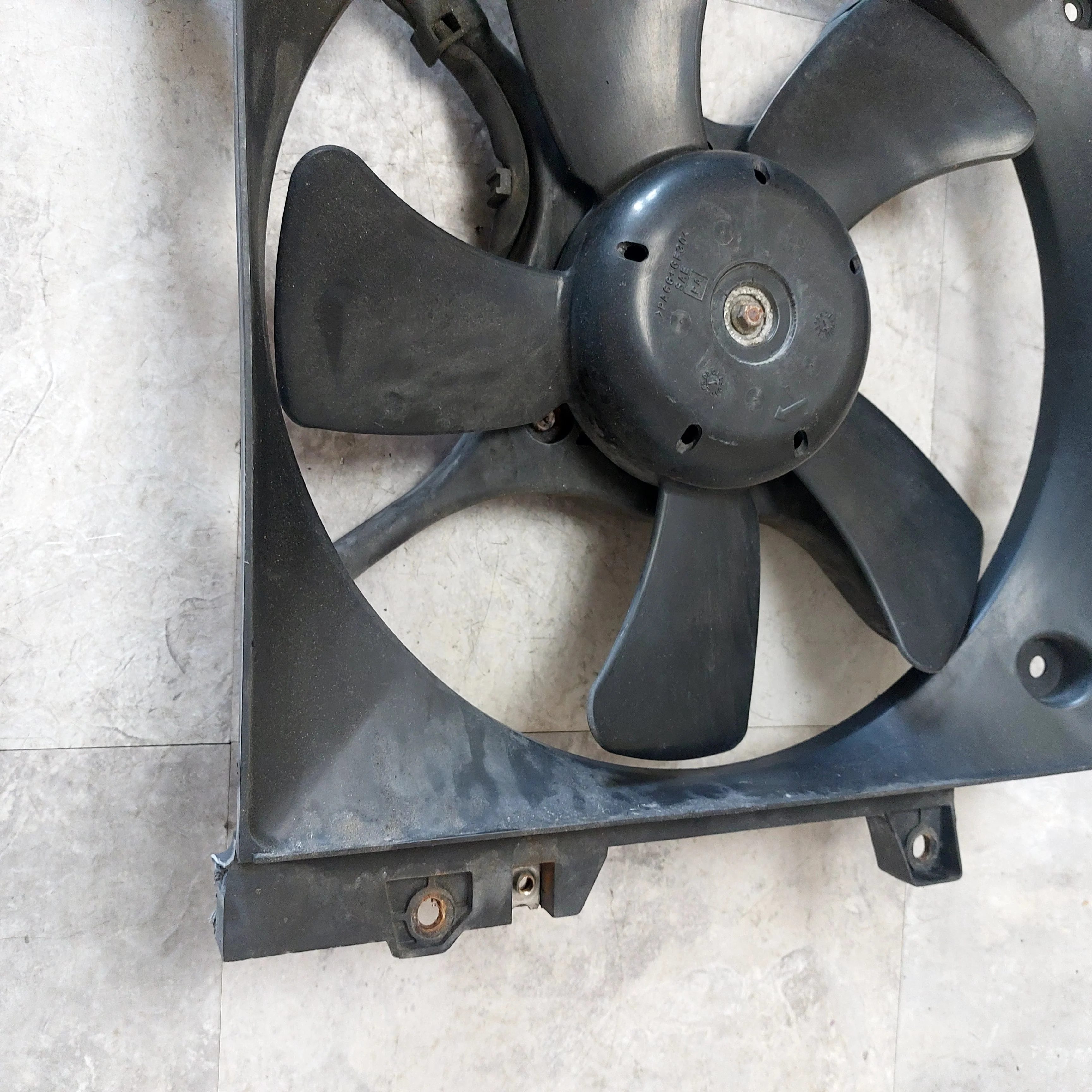 2002-2003 Subaru WRX LH Radiator OEM Cooling Fan Assembly L3 - Image 5