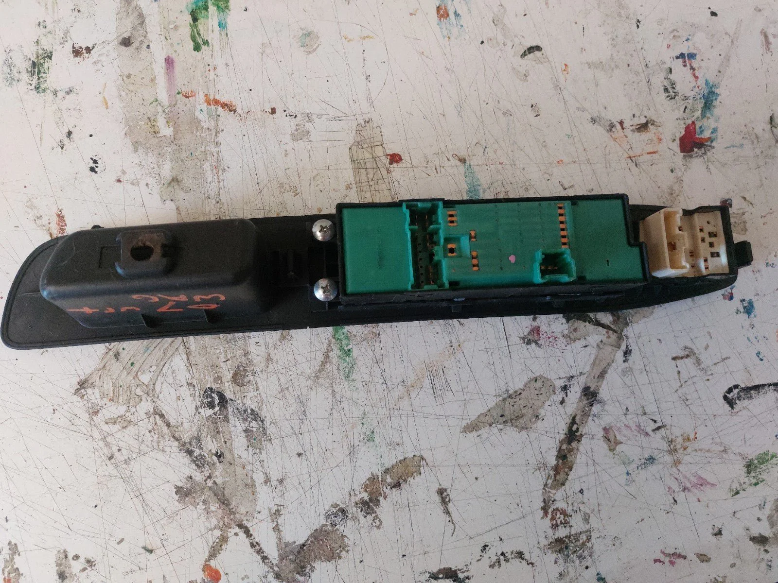 2005-2007 Subaru Impreza WRX STi OEM FR LH Master Window Switch Bezel E2 - Image 7