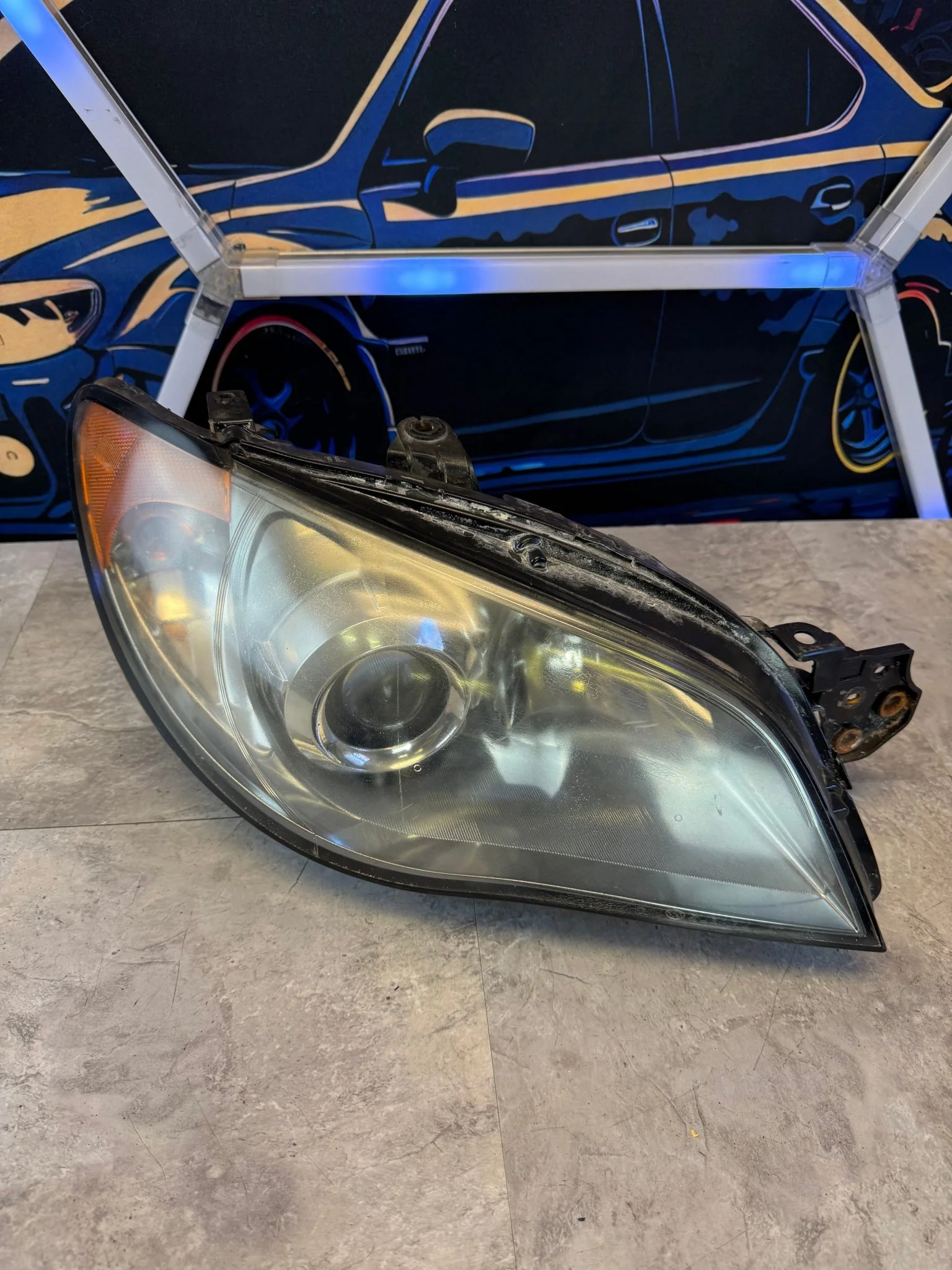 2006-2007 Subaru Impreza WRX STi OEM Passenger Side RH Headlight Assembly A1