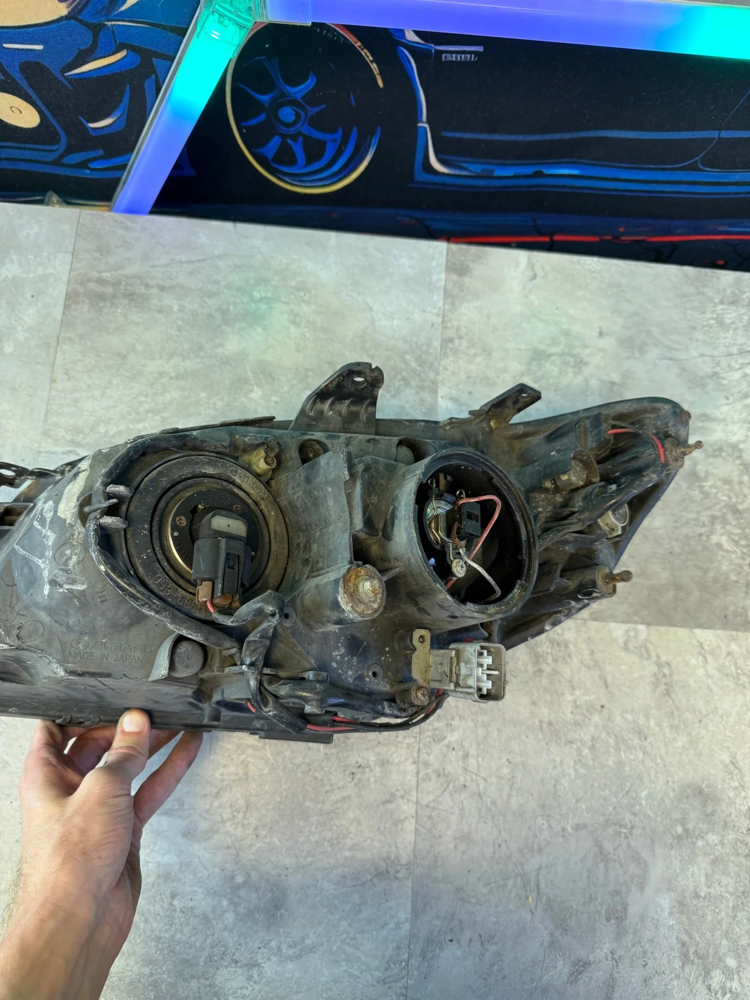 2006-2007 Subaru Impreza WRX STi OEM Passenger Side RH Headlight Assembly A1 - Image 4