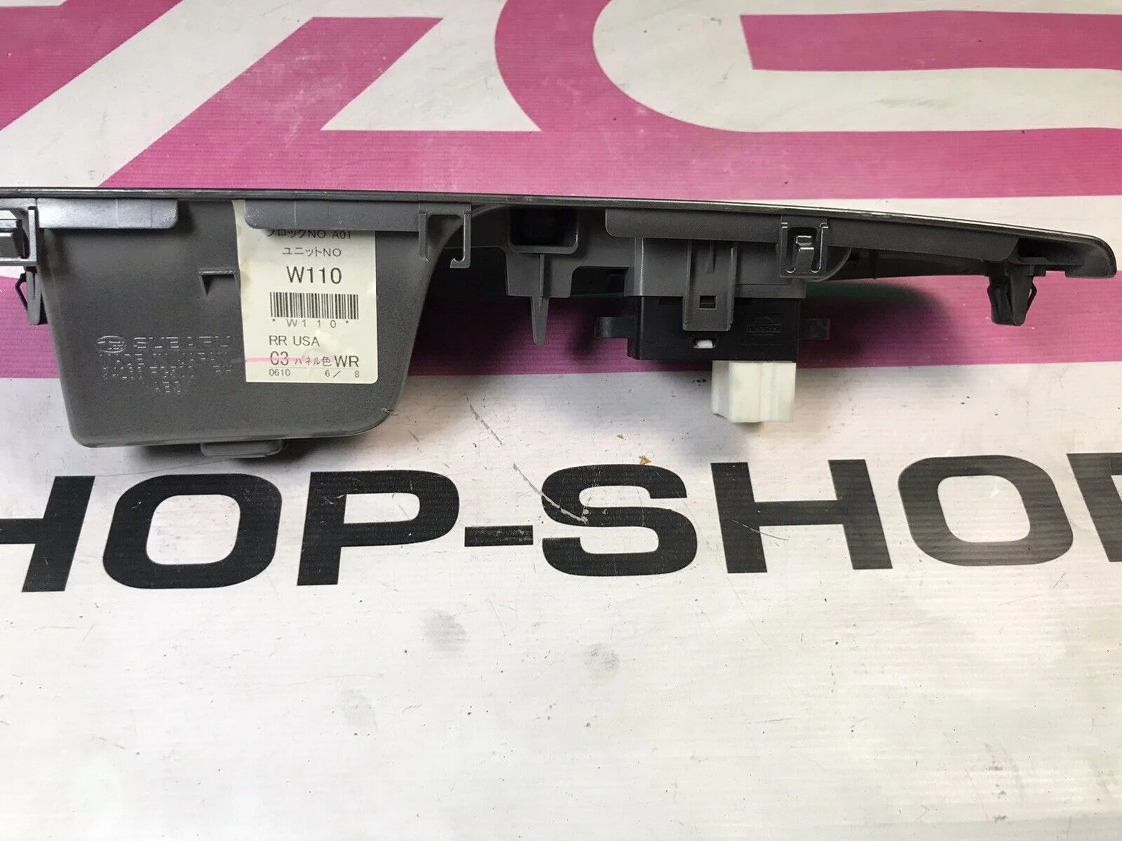 2008-2010 OEM Impreza/wrx/sti/forester Rear RH Door Trim Window Switch E2 - Image 4