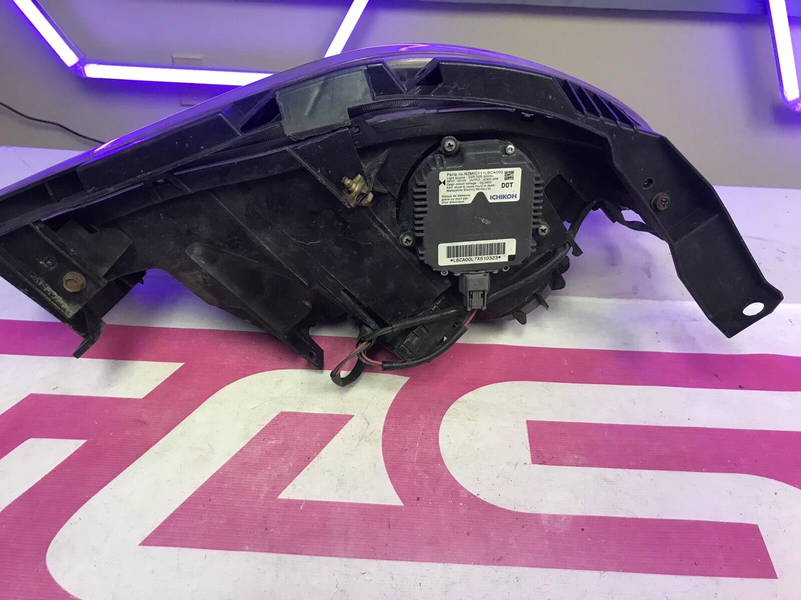 2008-2014 Subaru Impreza WRX STi OEM LH Dtiver Side Headlight Assembly - Image 7