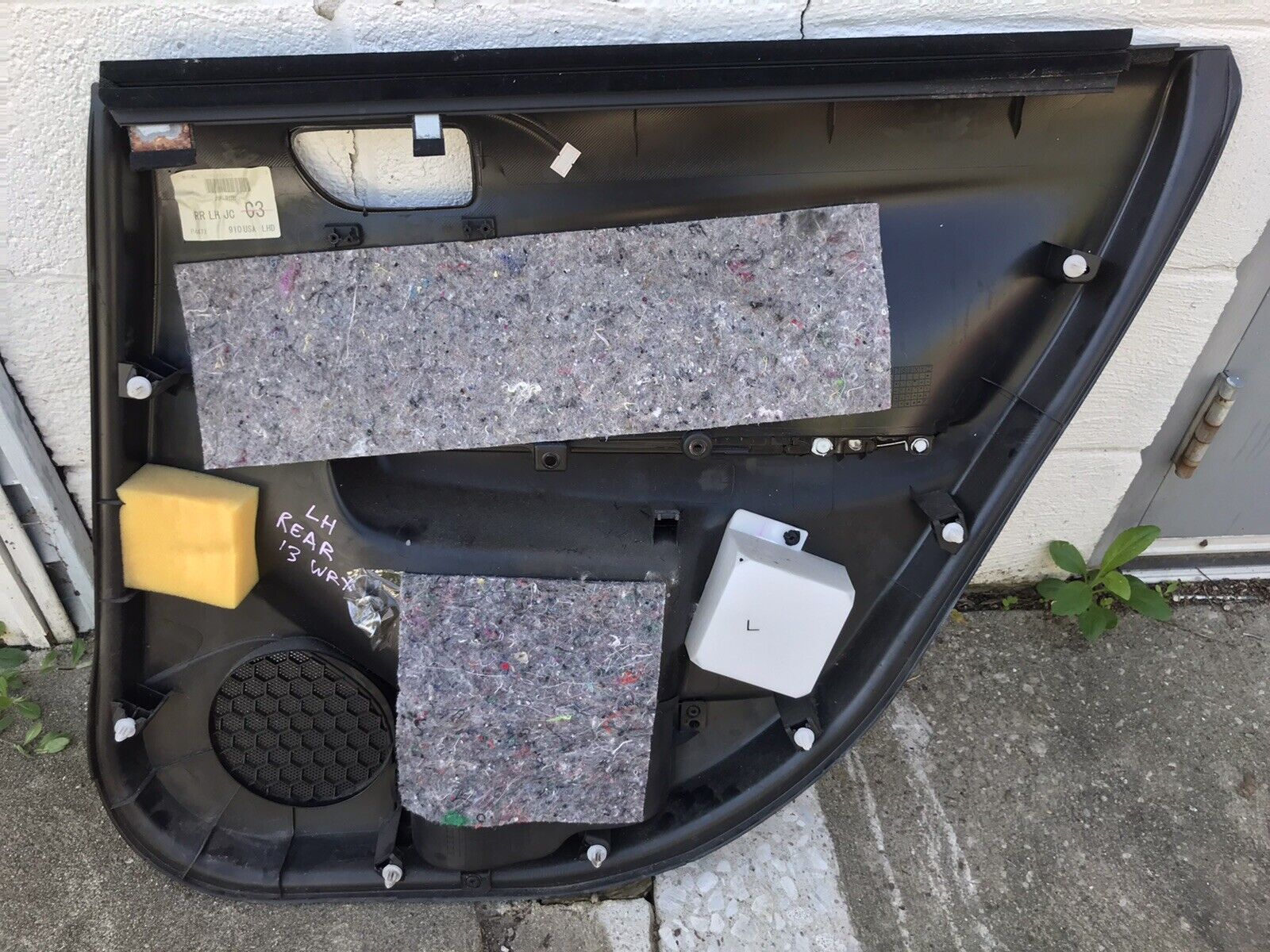 2008-2014 Subaru Impreza WRX STi OEM Rear LH Driver Side Door Panel - Image 10
