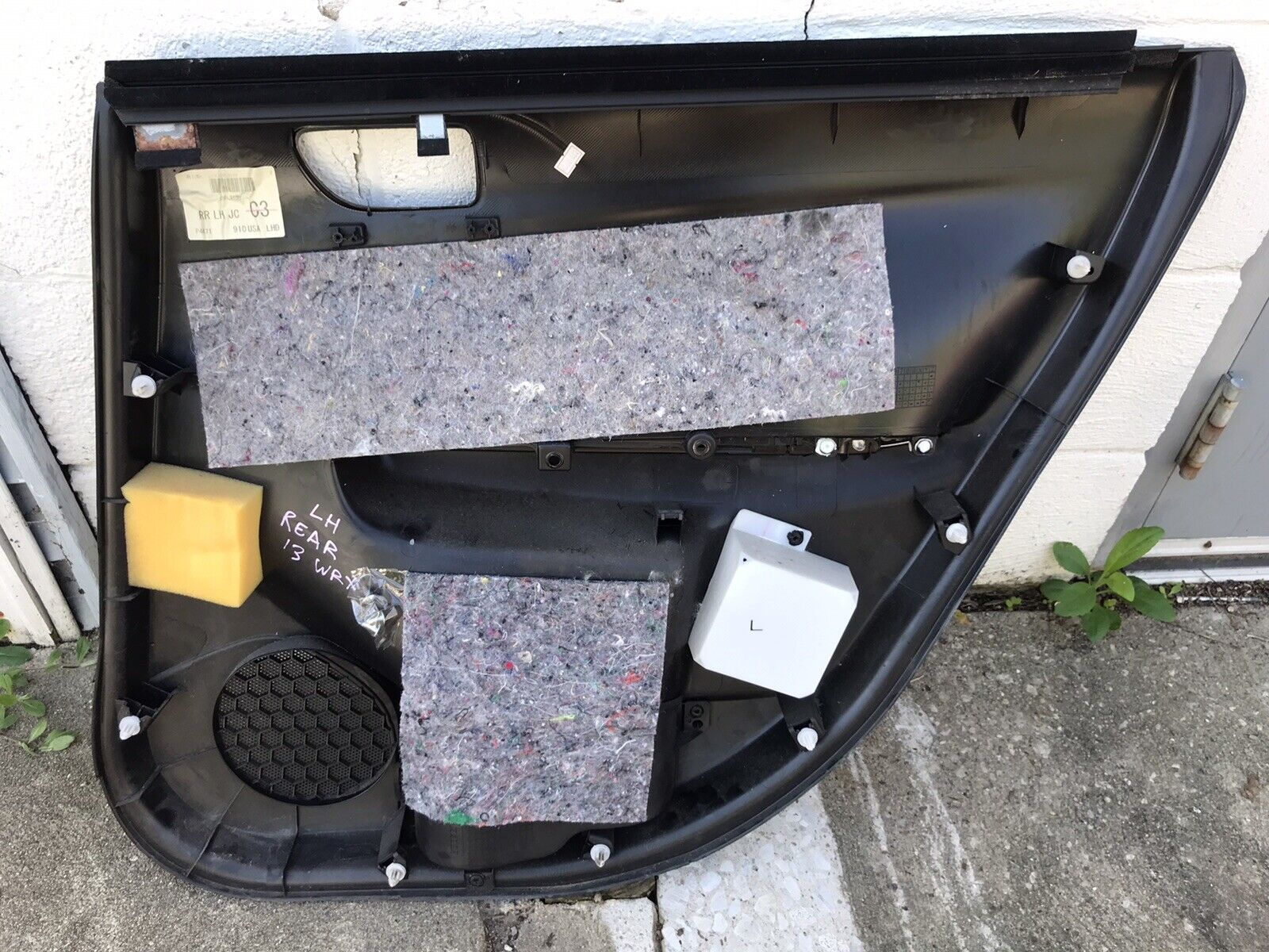 2008-2014 Subaru Impreza WRX STi OEM Rear LH Driver Side Door Panel - Image 9