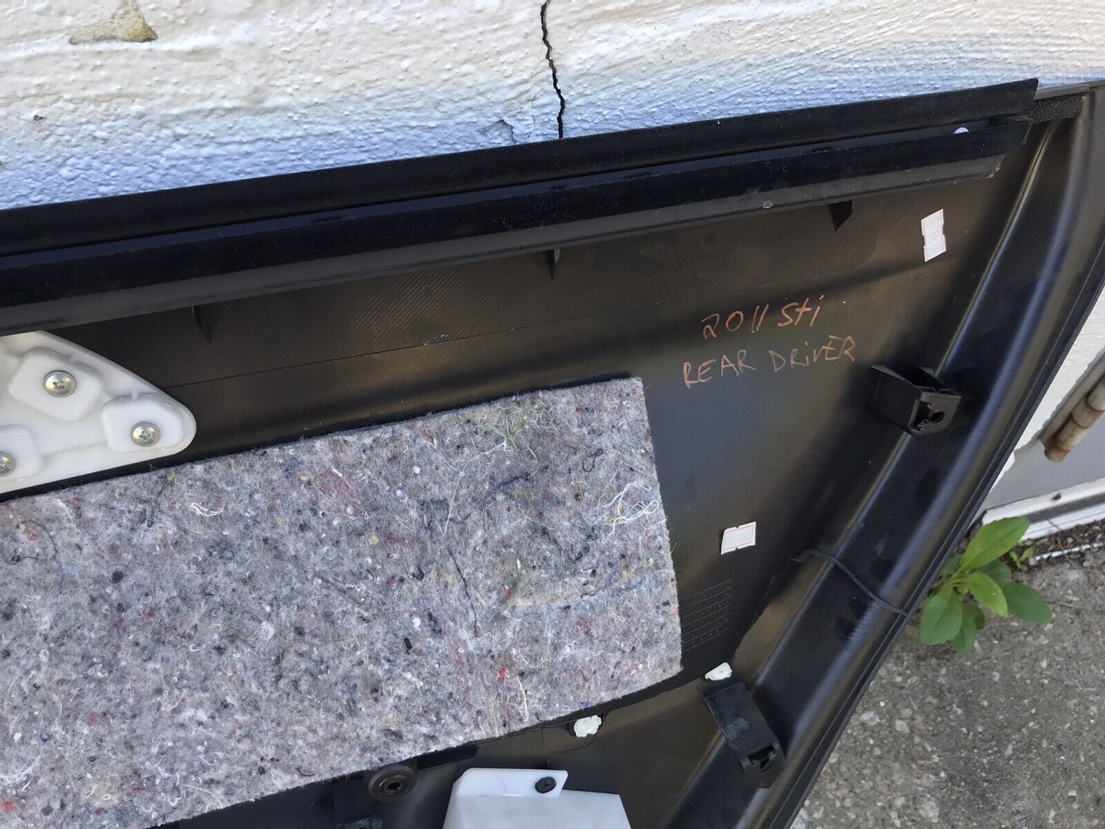 2008-2014 Subaru Impreza WRX STi OEM Rear LH Driver Side Door Panel - Image 11