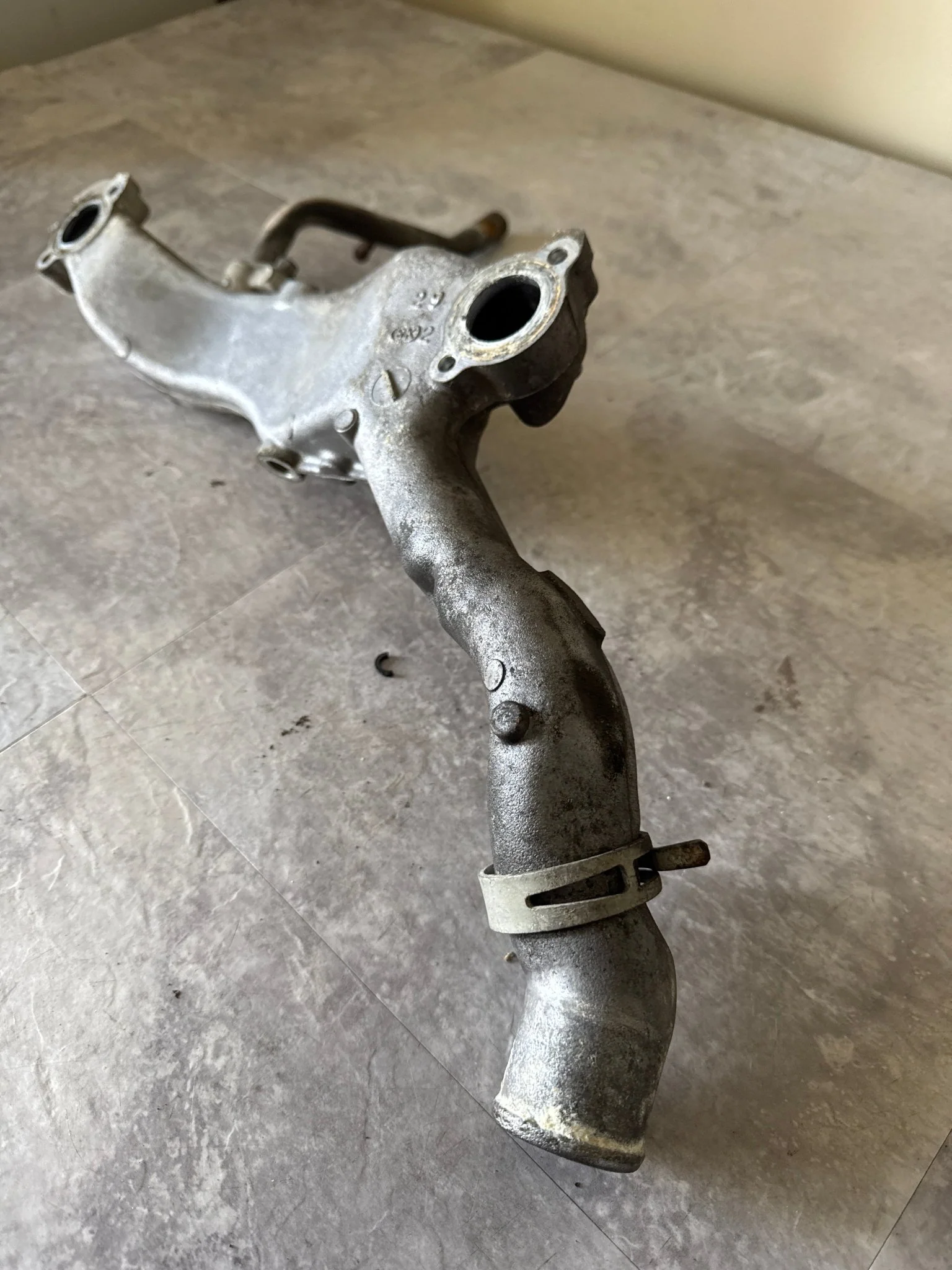 2002-2003 Subaru WRX STi Engine OEM Coolant Crossover Assembly (02 WRX L3 - Image 4