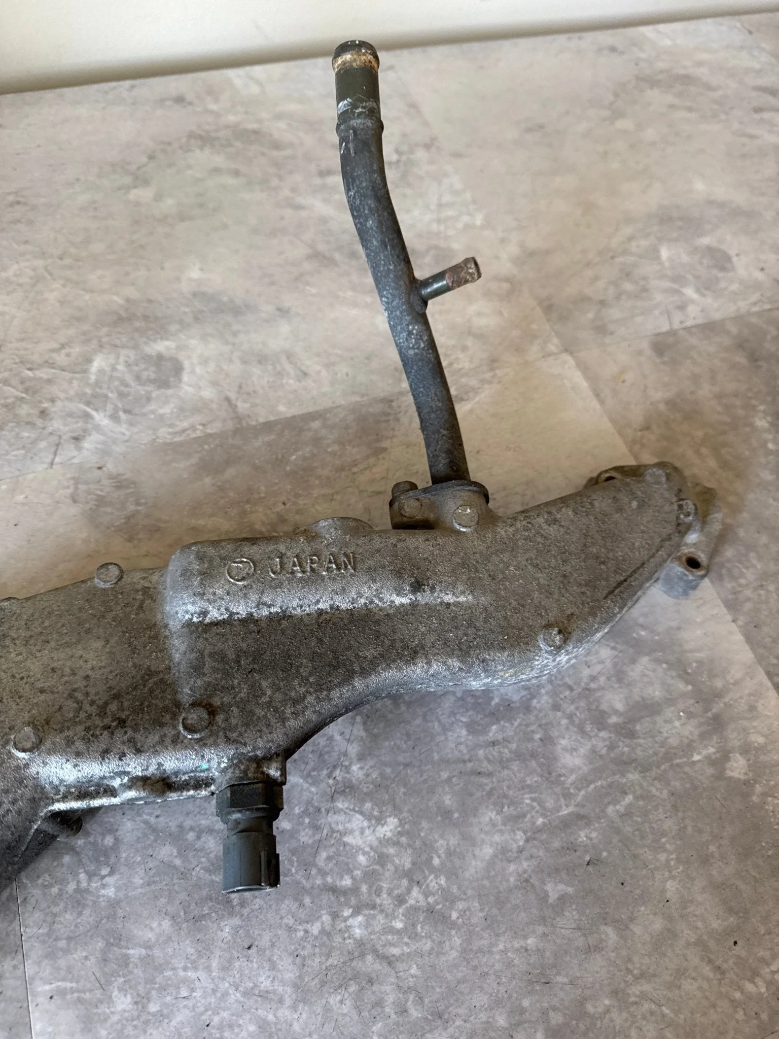2002-2003 Subaru WRX STi Engine OEM Coolant Crossover Assembly L3 - Image 2