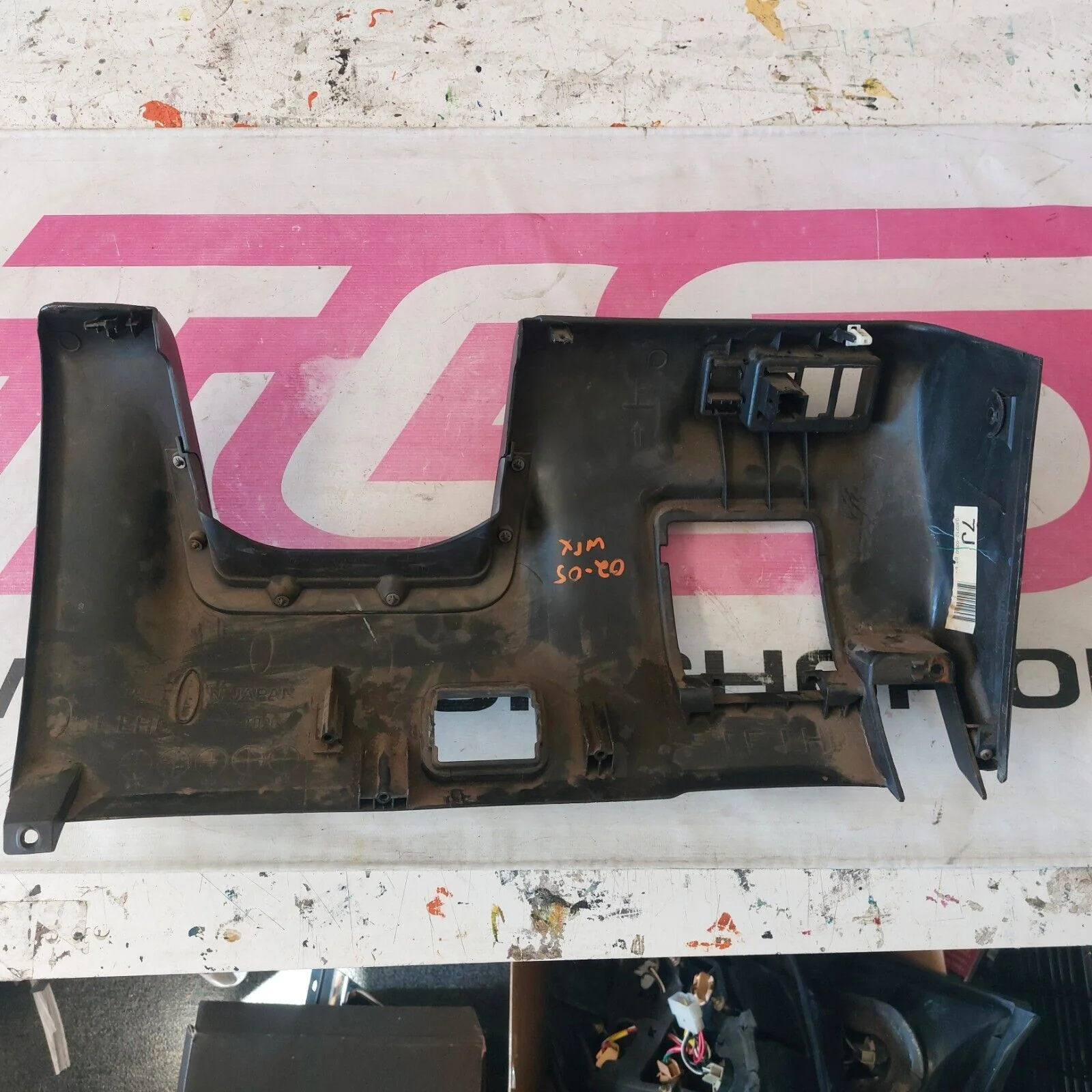 2002-2007 Subaru Impreza WRX STi OEM Lower Dash Kick Panel Trim J2 - Image 4