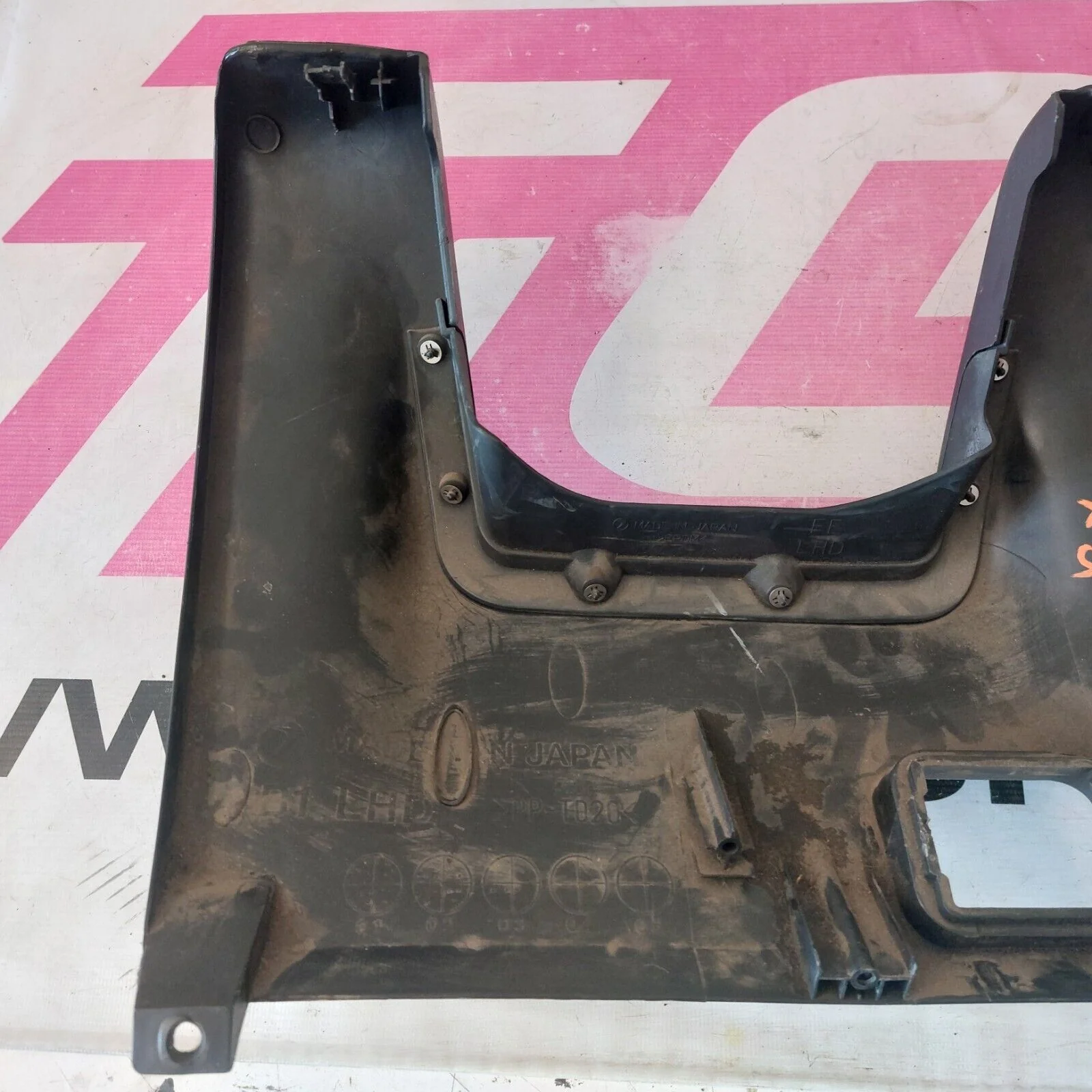2002-2007 Subaru Impreza WRX STi OEM Lower Dash Kick Panel Trim J2 - Image 5