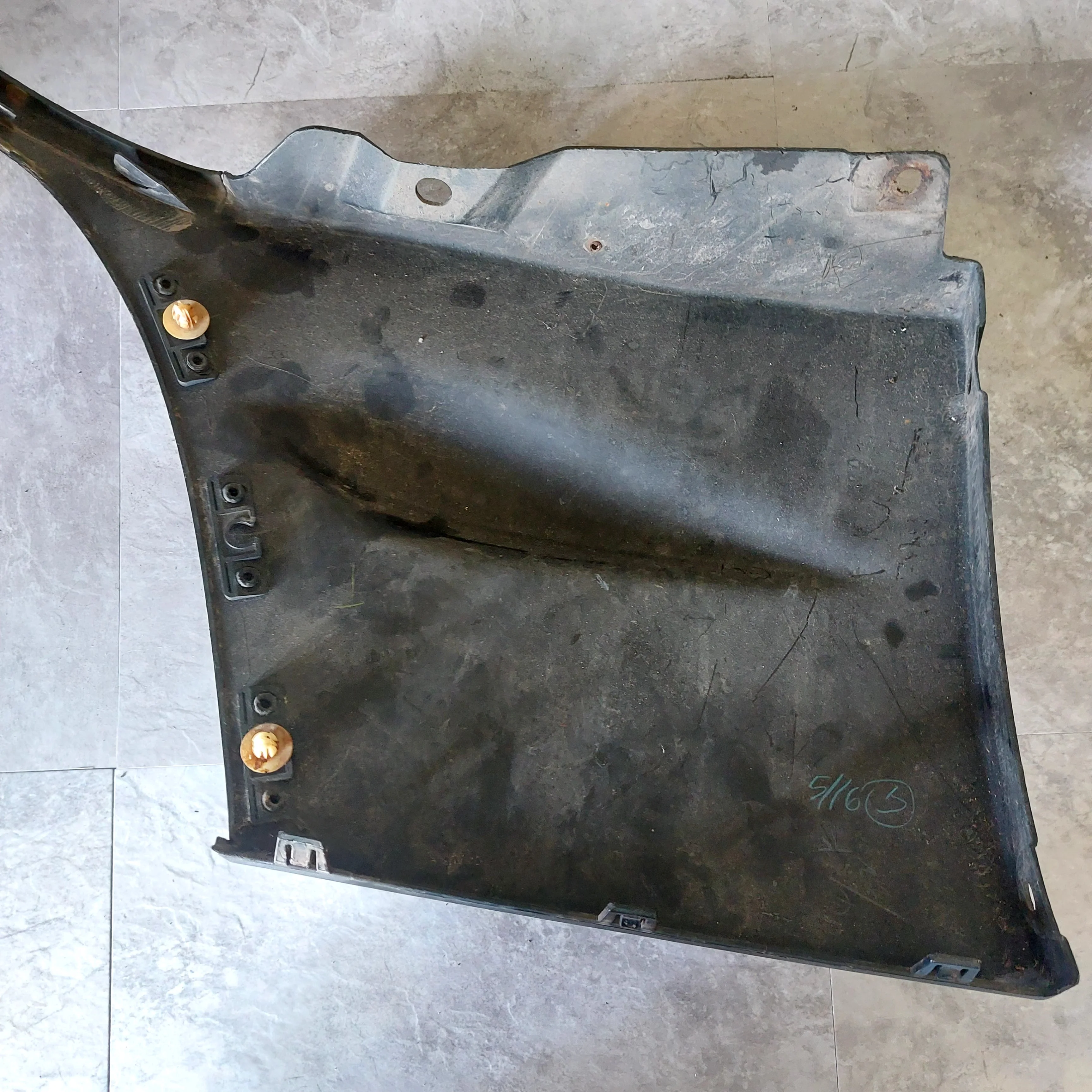 2004 Subaru Impreza WRX STi OEM OBP Driver Side Fender Splitter - Image 6