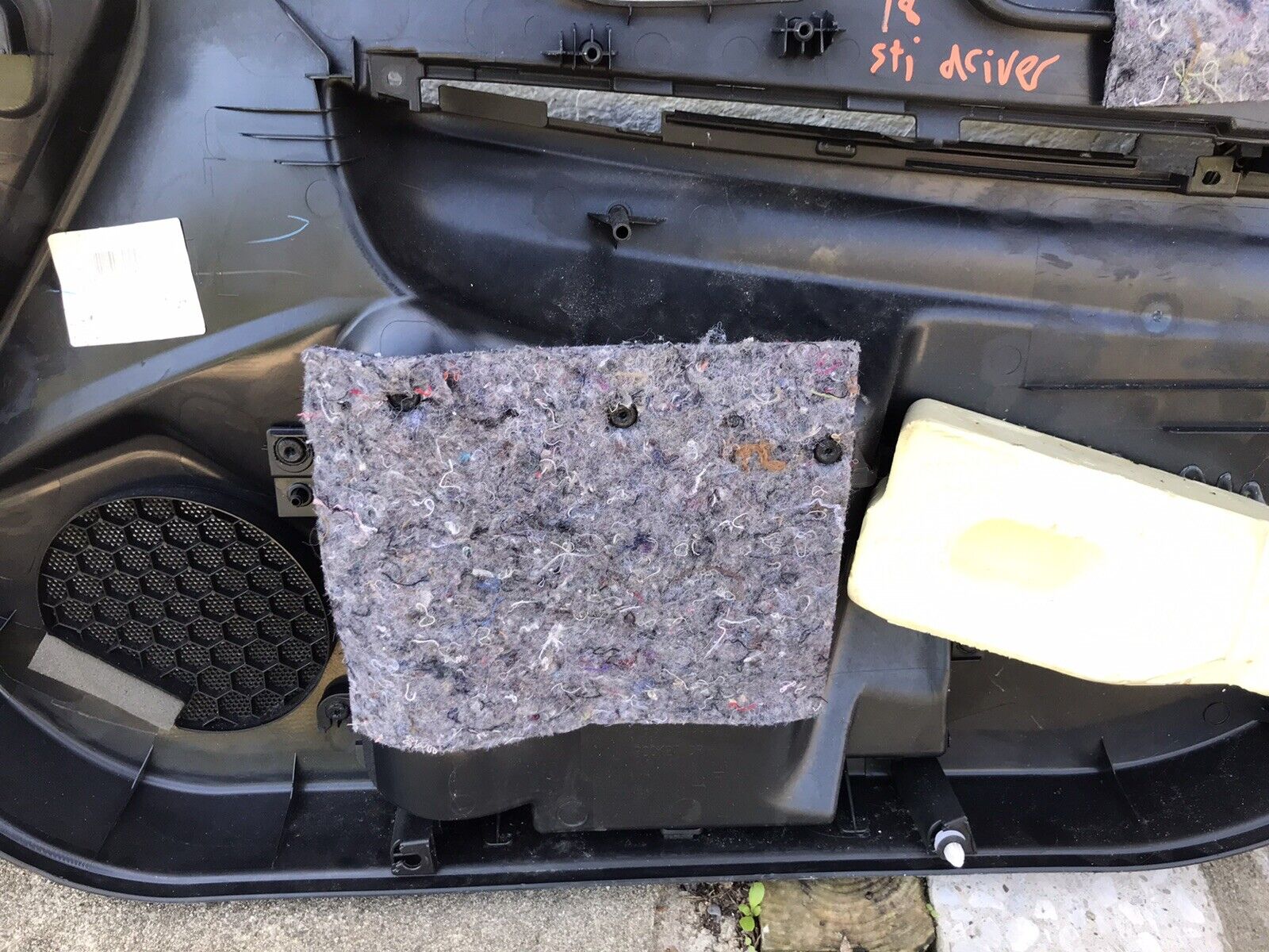 2015-2019 Subaru STi Front Driver OEM Side LH Door Panel - Image 13