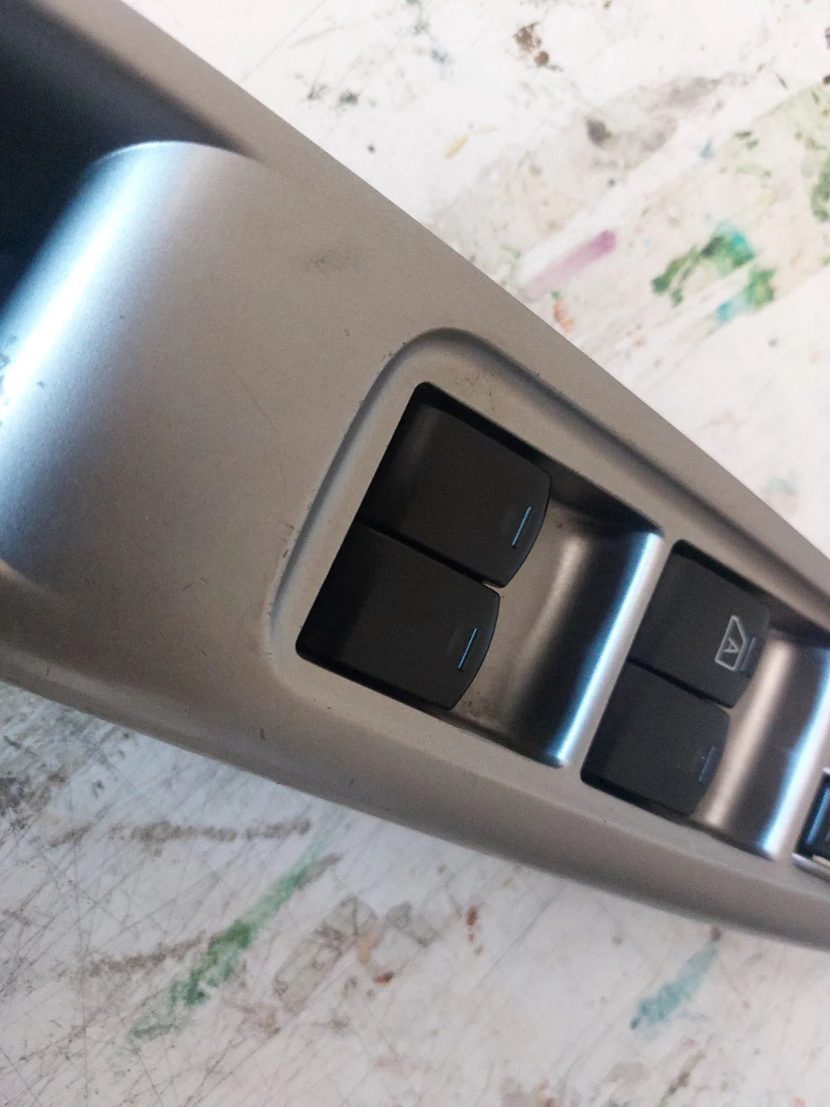 2008-2010 Subaru Impreza WRX STi OEM Fr LH Master Window Switch Panel / FXT E2 - Image 3
