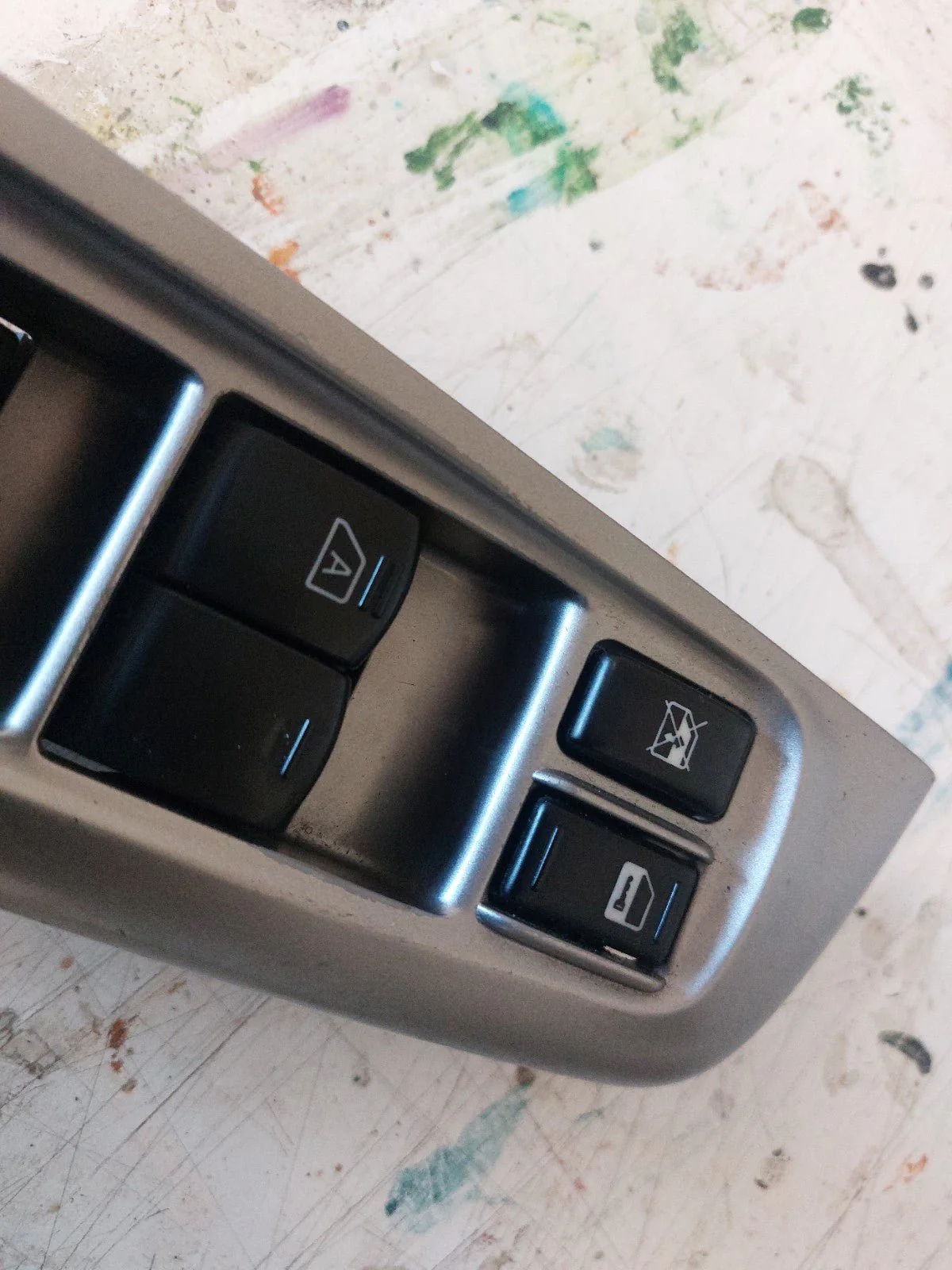 2008-2010 Subaru Impreza WRX STi OEM Fr LH Master Window Switch Panel / FXT E2 - Image 4