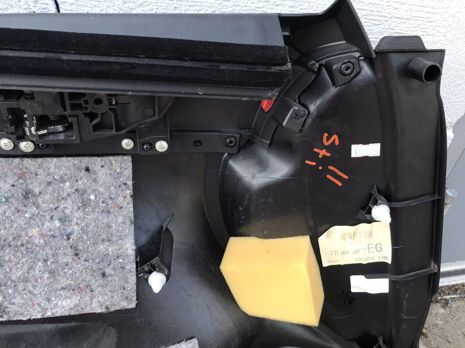 2008-2014 Subaru Impreza WRX STi OEM Front RH Passenger Side Door Panel - Image 7