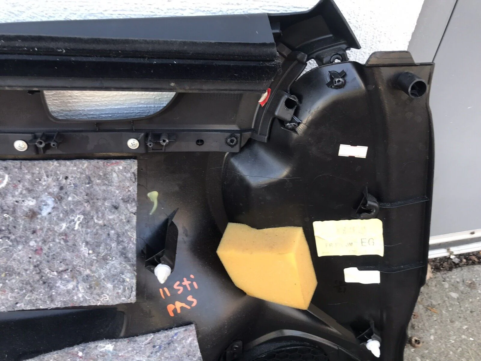 2008-2014 Subaru Impreza WRX STi OEM Front RH Passenger Side Door Panel - Image 7