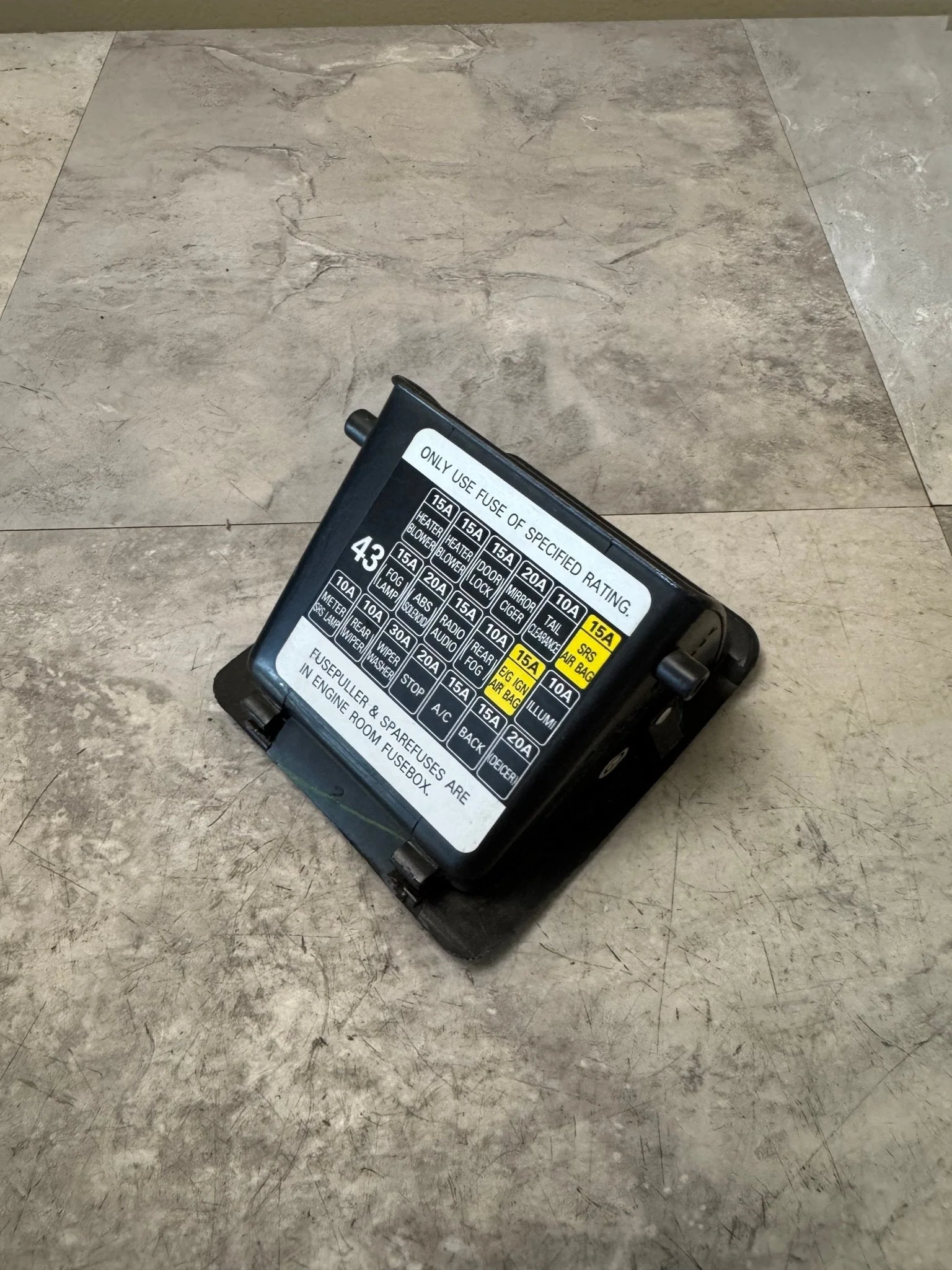 2002-2005 Subaru Impreza WRX Inside OEM Fuse Box Cover Ash Tray Storage K3 - Image 3