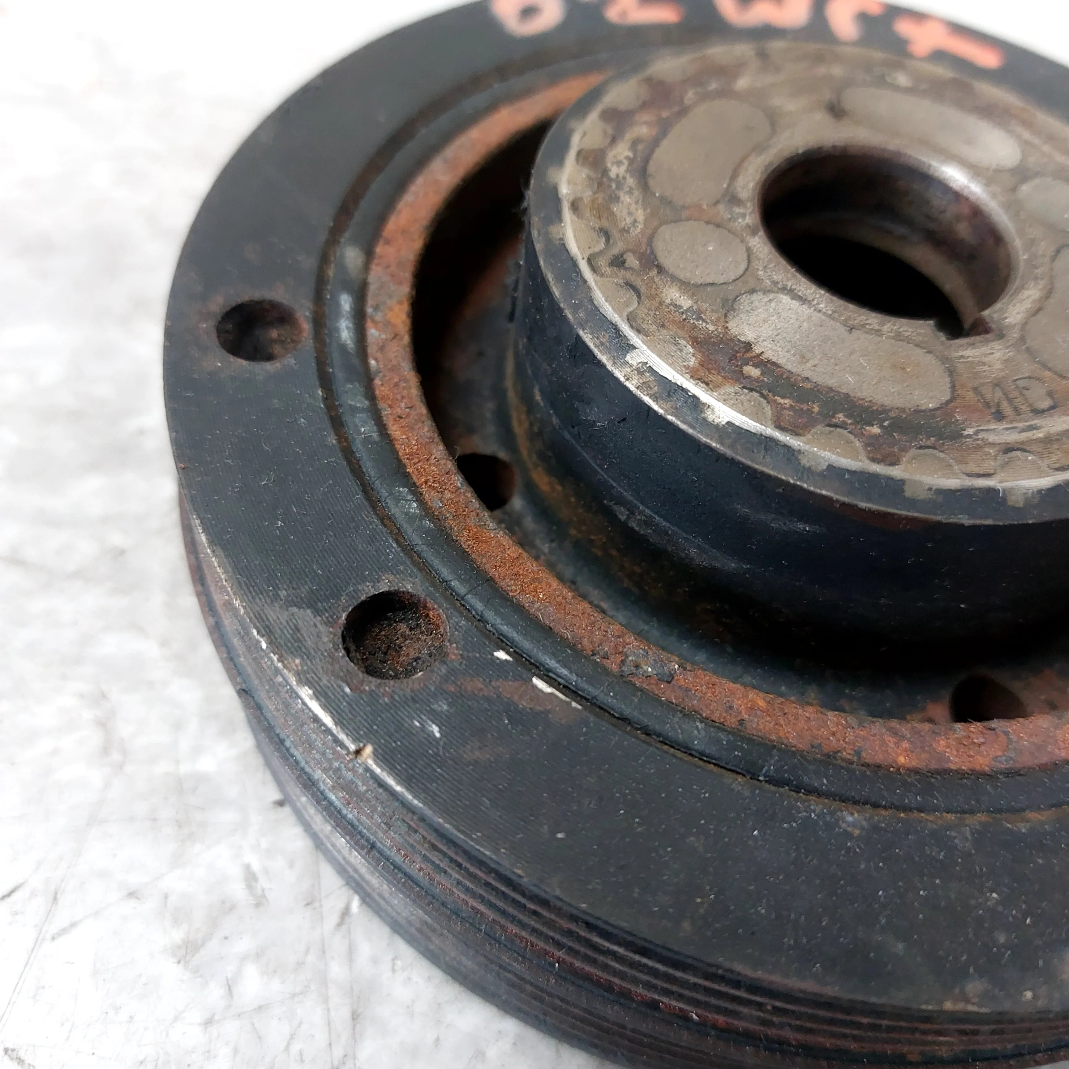 2002-2005 Subaru WRX Crankshaft Pulley OEM Harmonic Balancer Ej205 E4 - Image 3