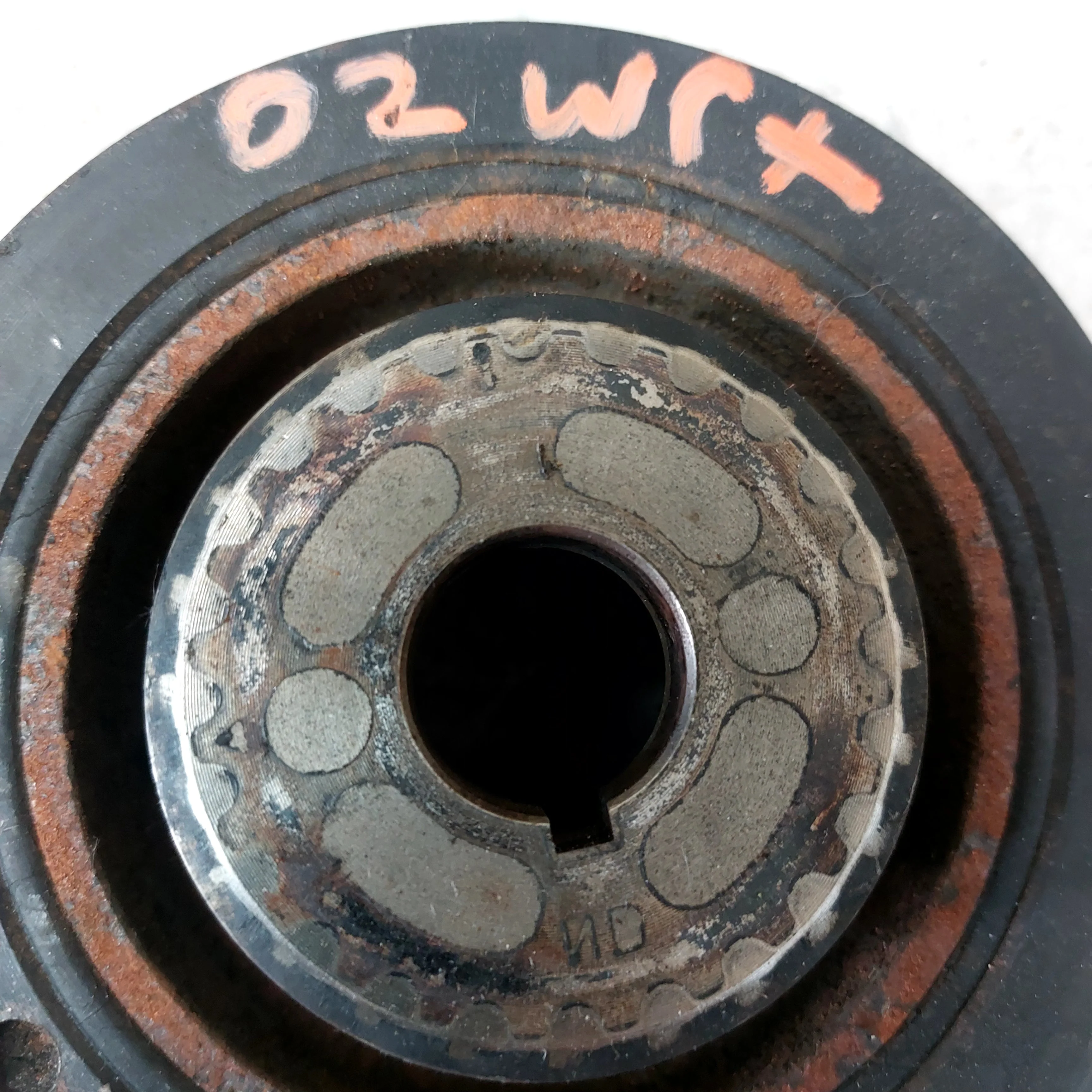 2002-2005 Subaru WRX Crankshaft Pulley OEM Harmonic Balancer Ej205 E4 - Image 4