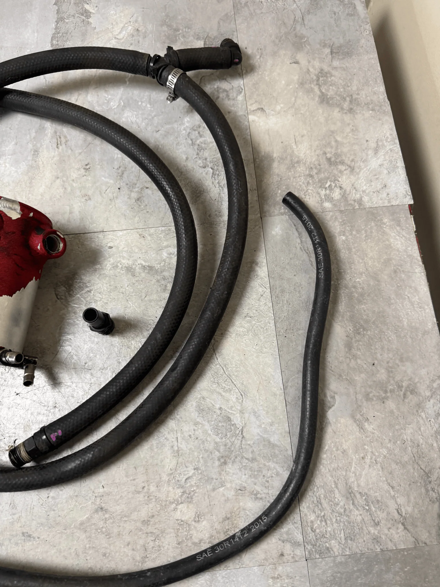 2015-2021 Subaru WRX STi Perrin AOS Kit Hoses M4 - Image 2