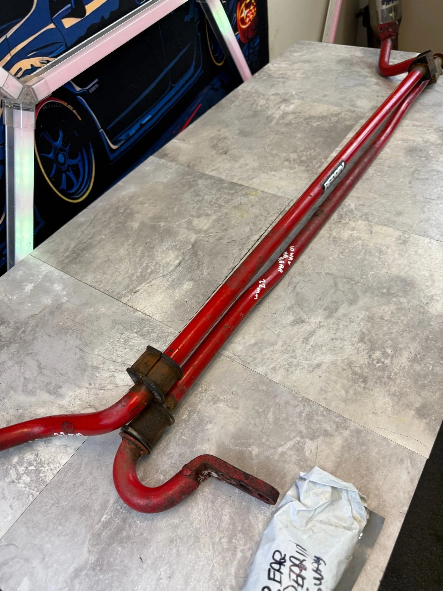 PERRIN front & rear sway bars 22 mm 3 & 2 way adjustable suspension Subaru WRX - Image 2