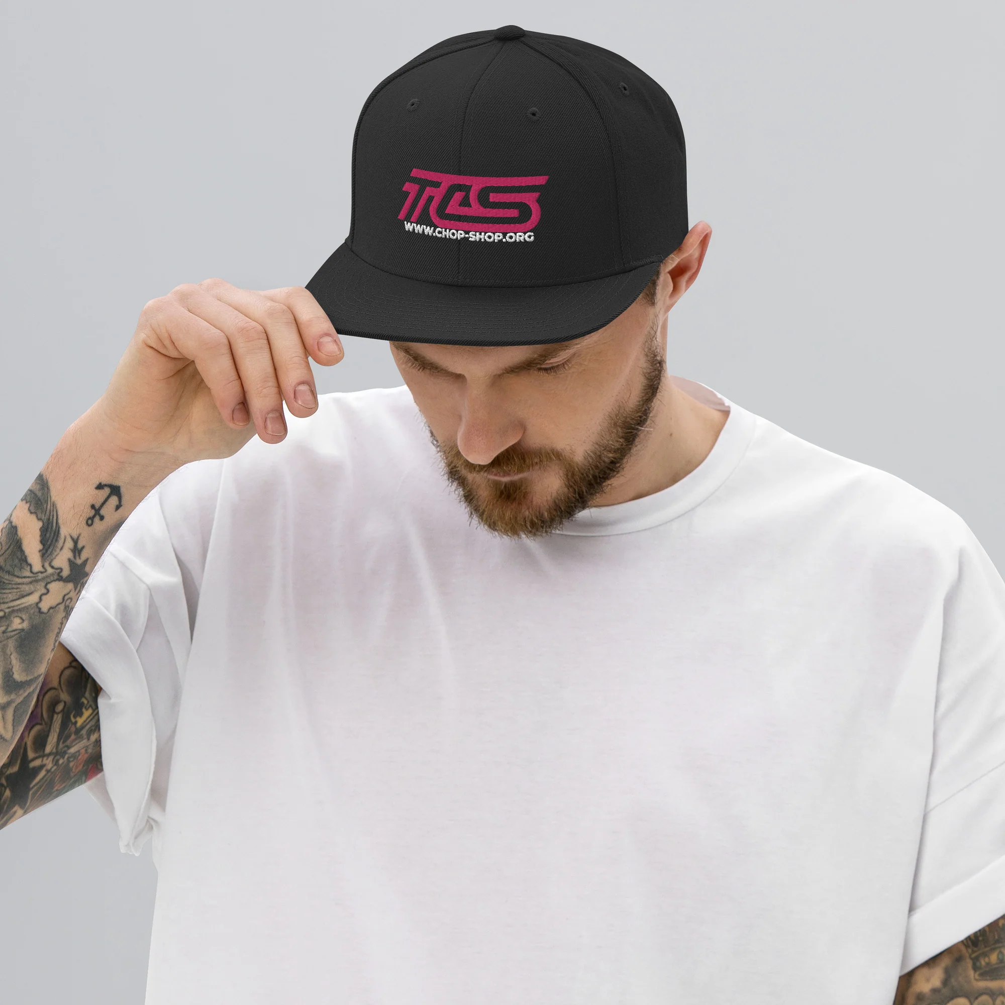 Snapback Logo Hat - Image 4
