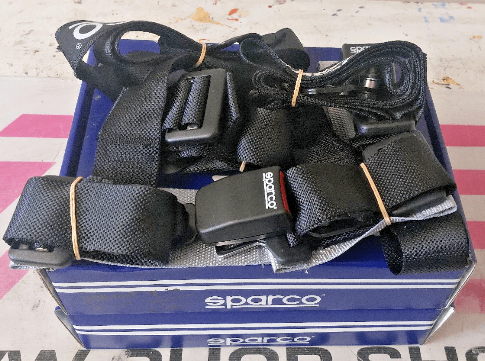 Sparco Street 2 In. 4-point Harness 04604-bv1nr X2 Set