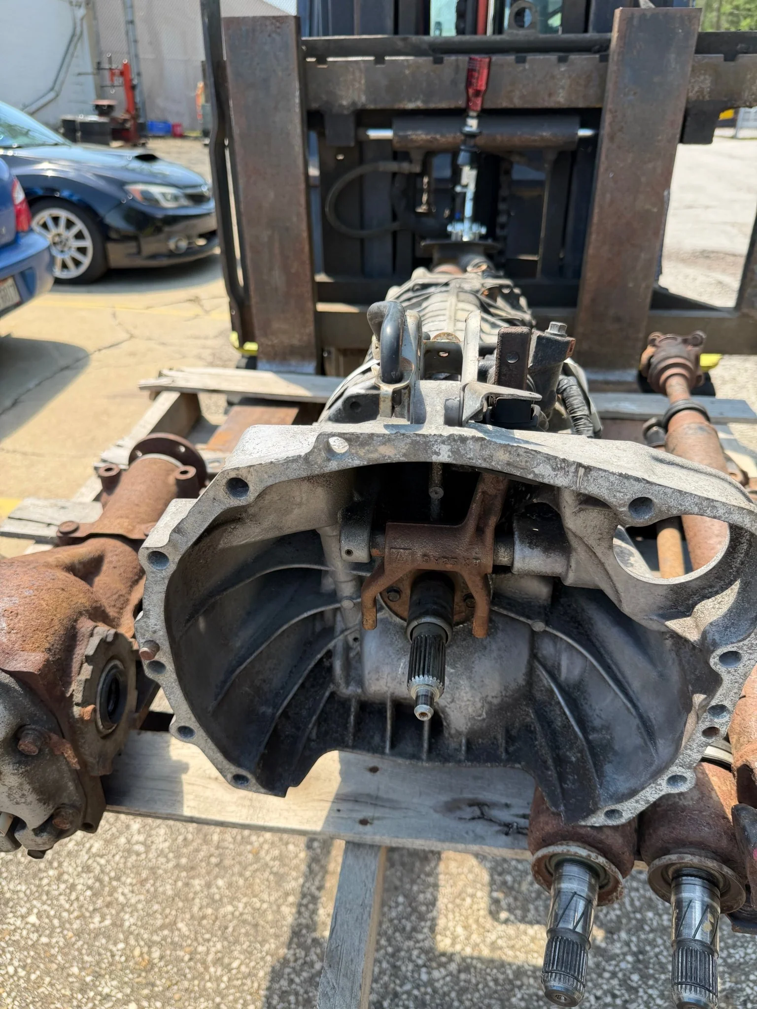 STi six speed transmission swap package 08-14 wrx DCCD w/ r180 rear differential - Image 5