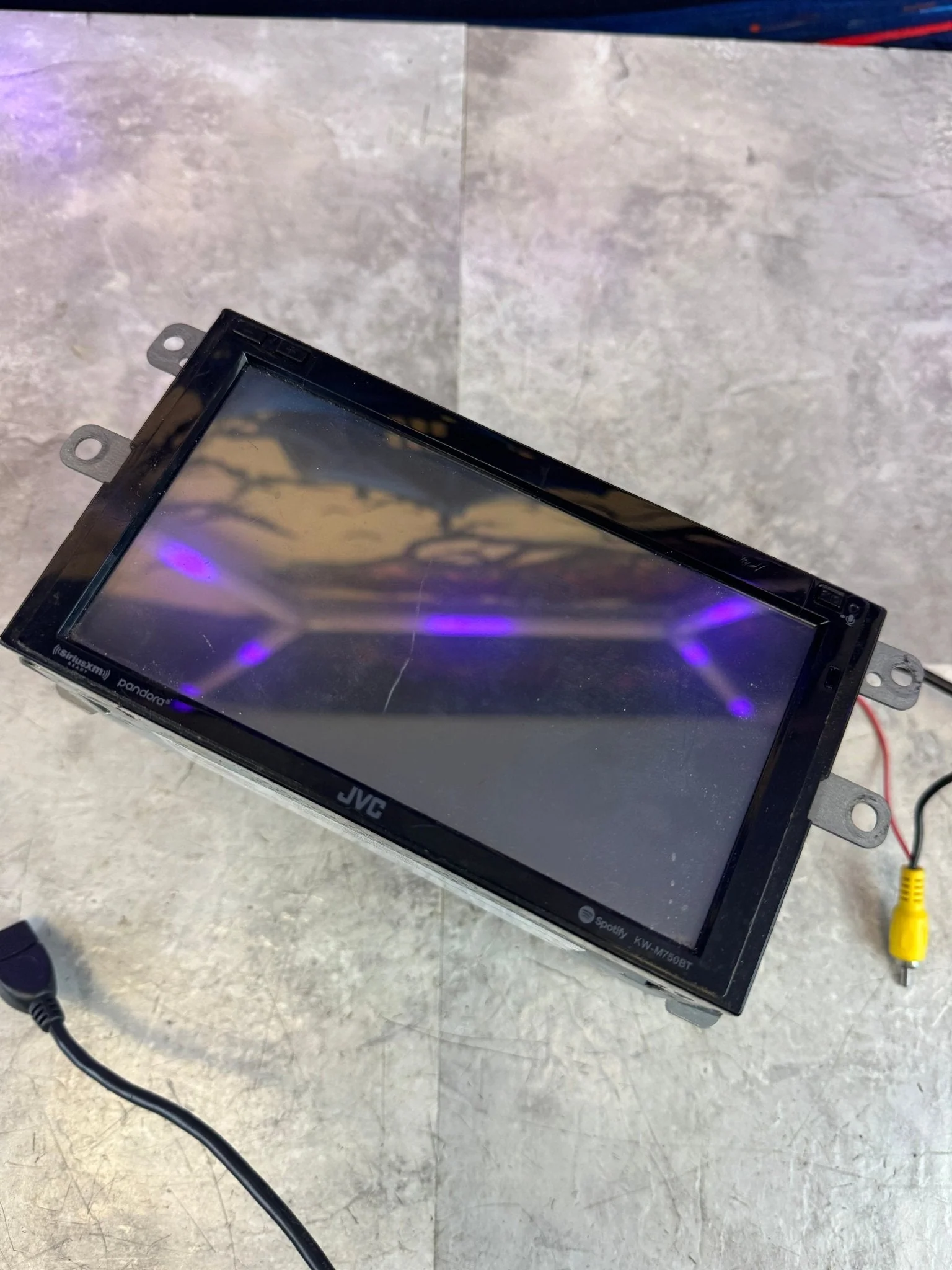 Subaru JVC KW-M750BT Double Din Headunit / B5 - Image 3