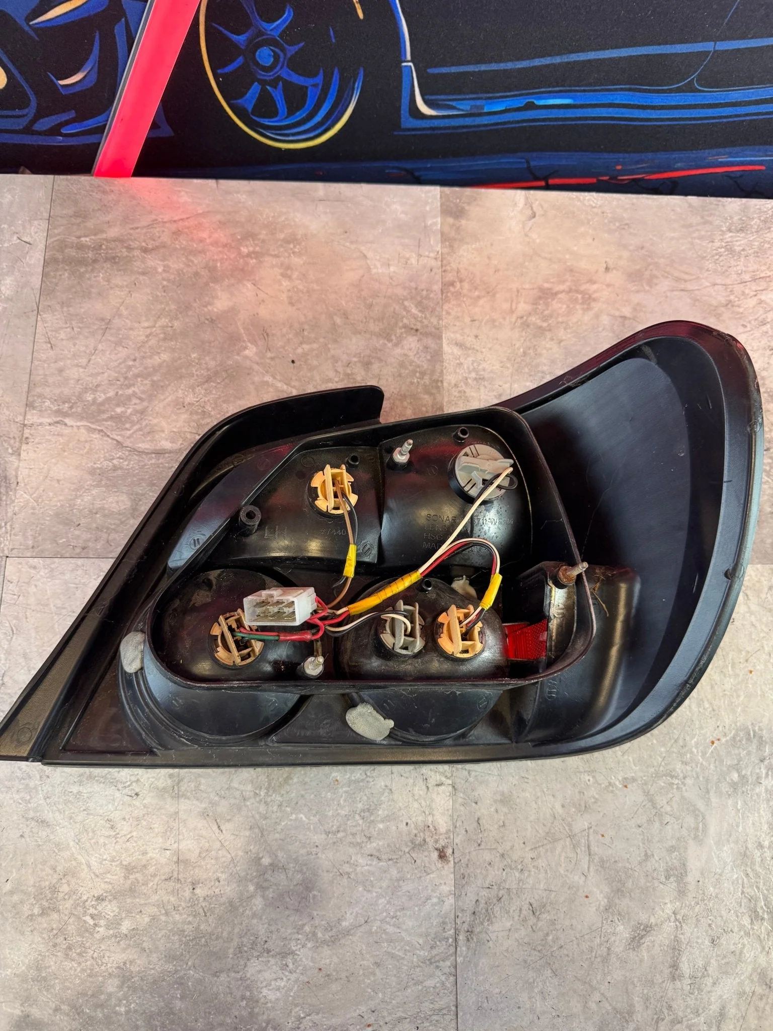 2002-2003 Subaru Impreza WRX LH Side Clear Tail Light Assembly Sedan A3 - Image 3