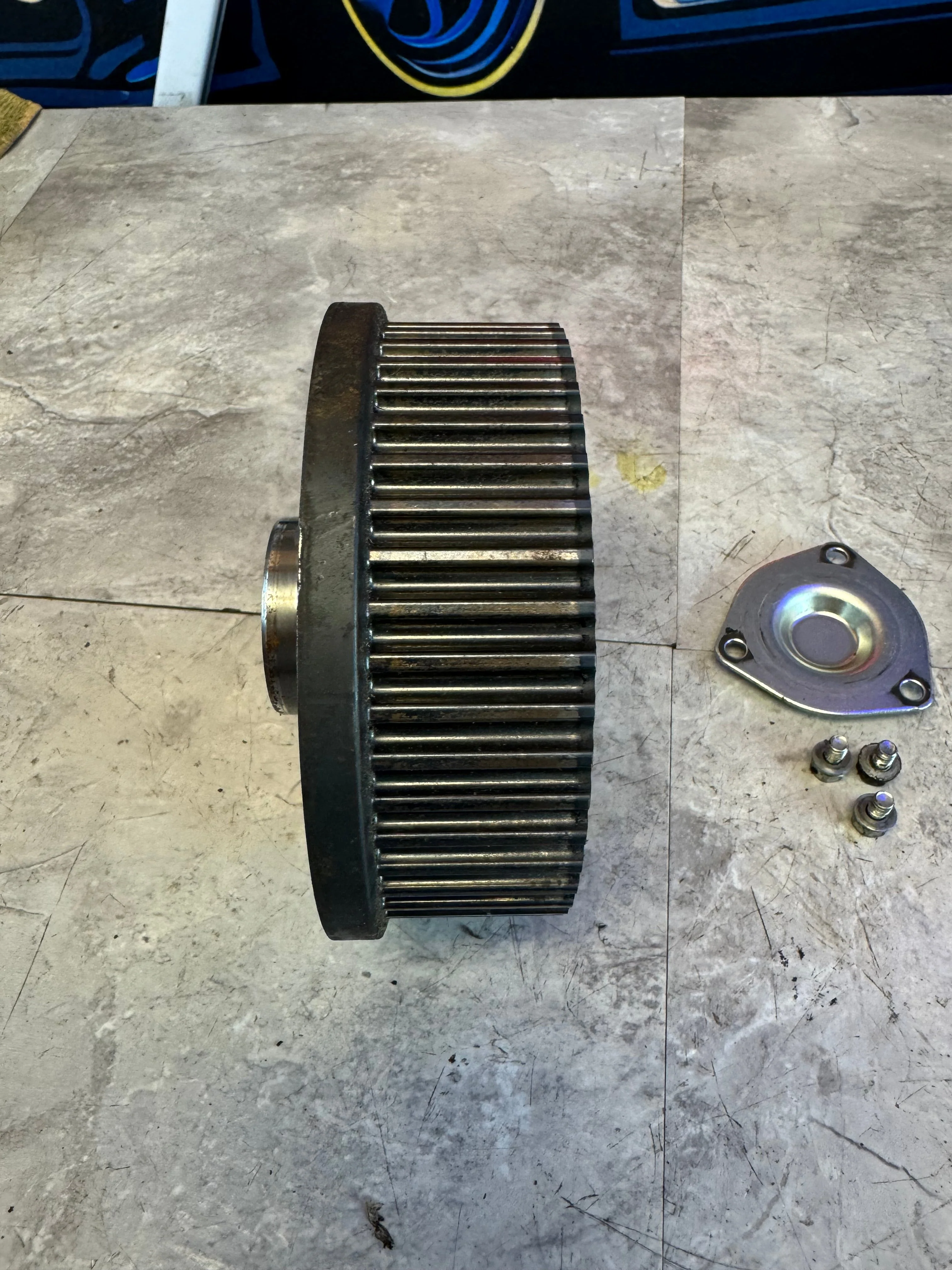 2004-2021 Subaru WRX STi Left OEM LH Intake Cam Gear - Image 3