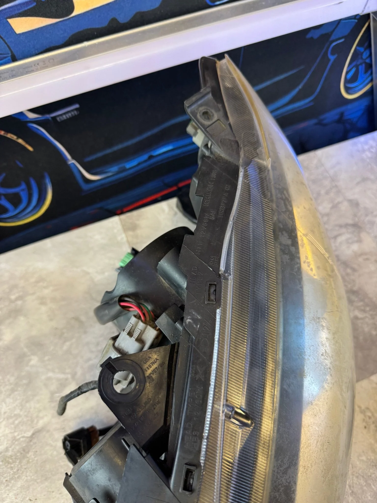 2008-2014 Subaru Impreza WRX LH OEM Driver Side Headlight Assembly NON HID A2 - Image 2