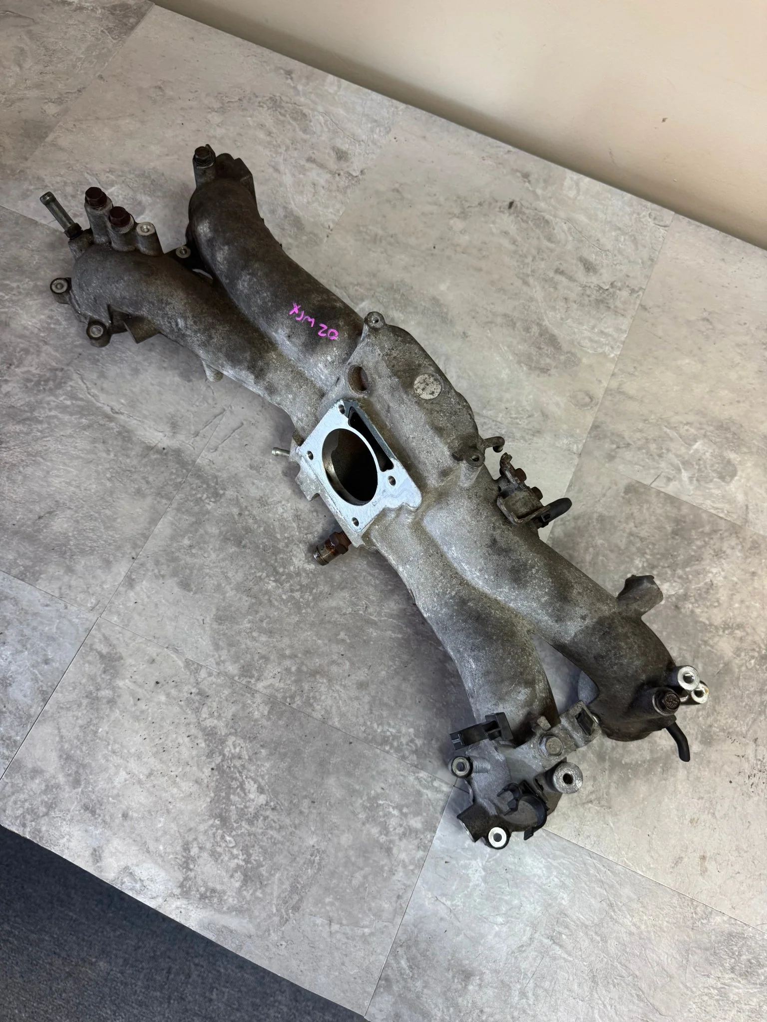 2002-2003 Subaru Impreza WRX Drive OEM By Cable Engine Intake Manifold D5