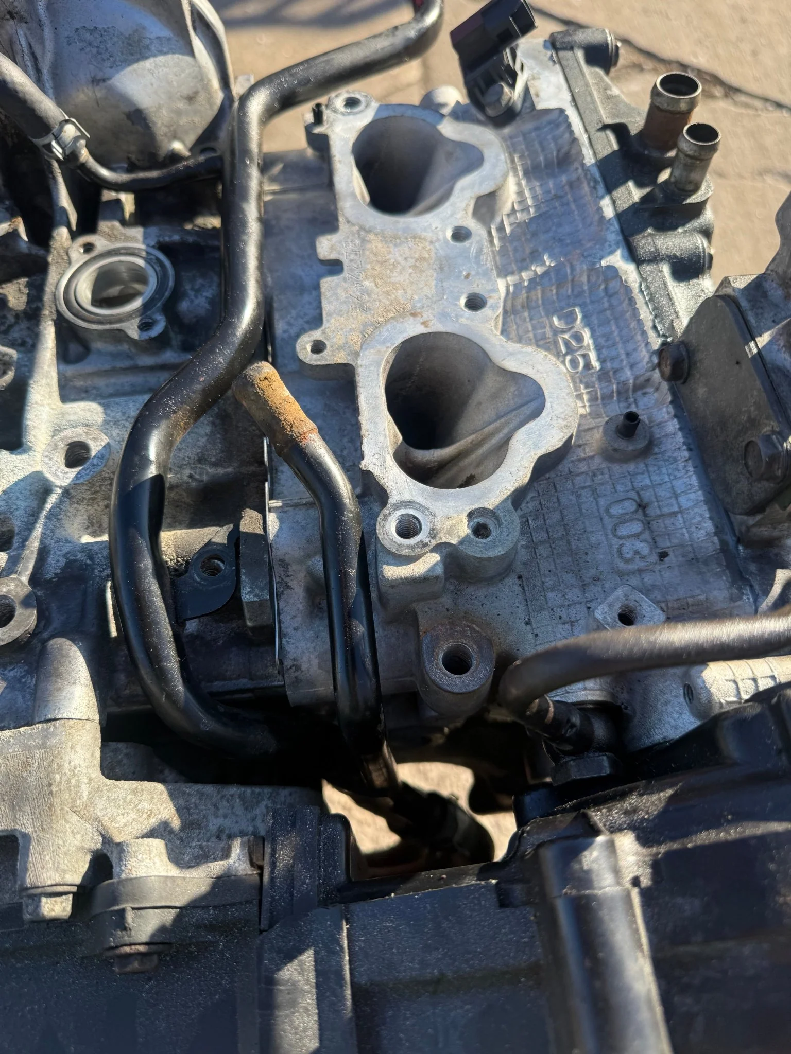 SUBARU used EJ257 turbo engine long block longblock boxer motor w/ d25 SAVCS heads ARP studs - Image 6