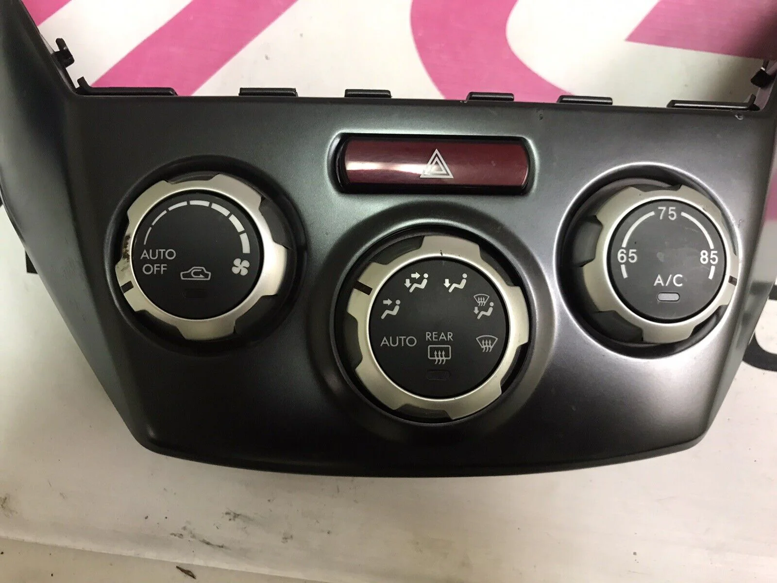 2011-2014 Subaru WRX STi Climate OEM Control Heater Assembly Trim E4 - Image 5