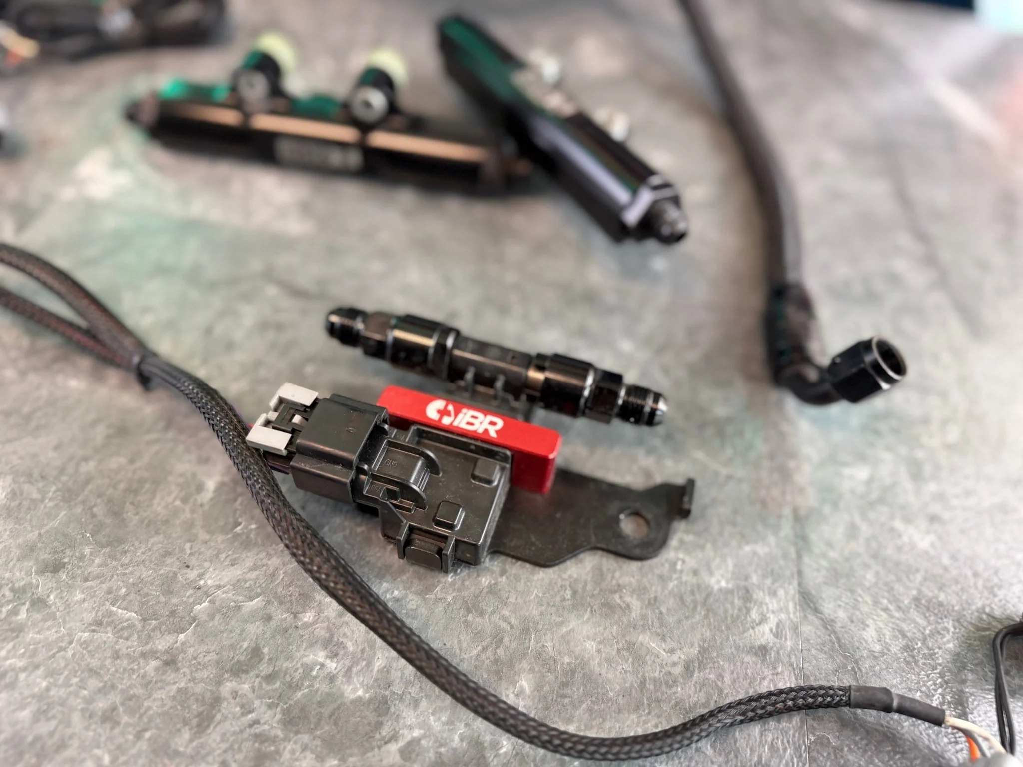 Under the hood fueling kit Subaru STi 08-21 w: iag fuel rails , areomotive FPR, lines , IBR flex fuel kit P1 - Image 12