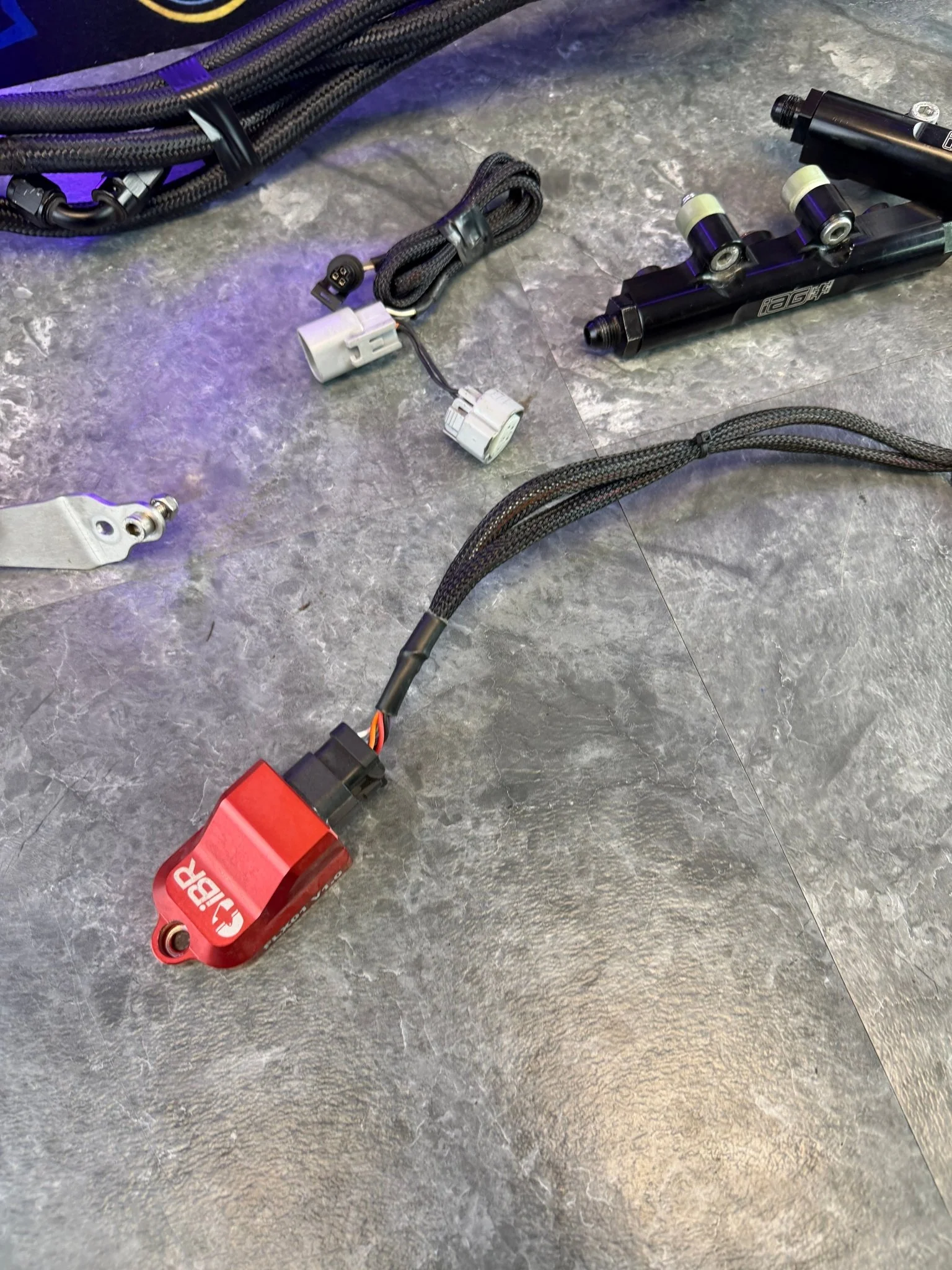 Under the hood fueling kit Subaru STi 08-21 w: iag fuel rails , areomotive FPR, lines , IBR flex fuel kit P1 - Image 2