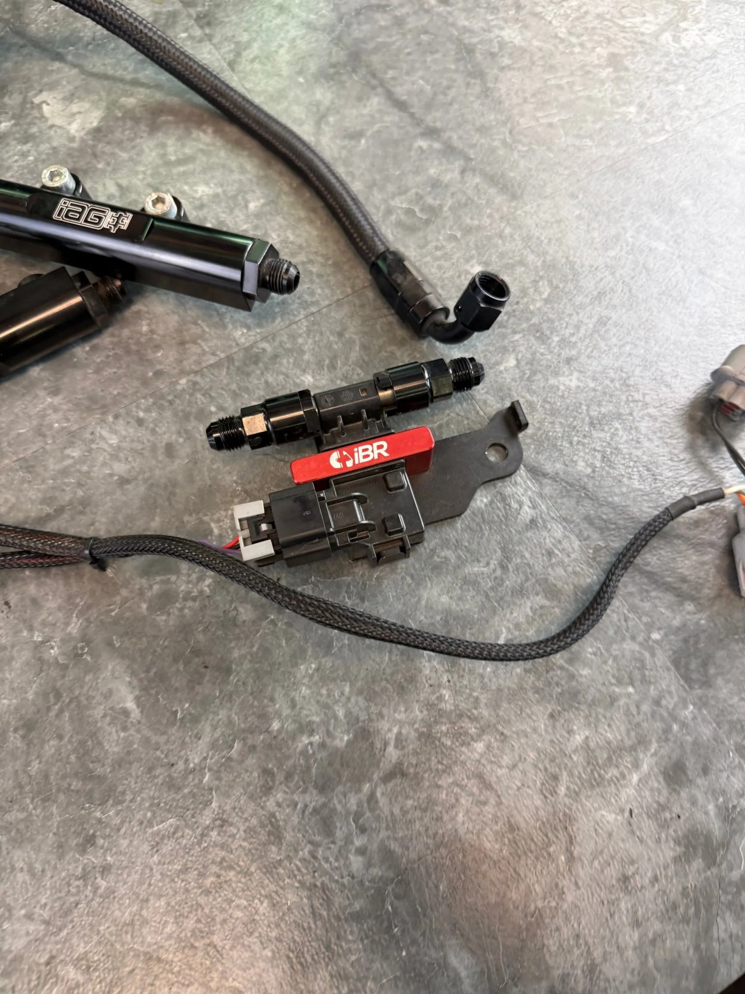 Under the hood fueling kit Subaru STi 08-21 w: iag fuel rails , areomotive FPR, lines , IBR flex fuel kit P1 - Image 5