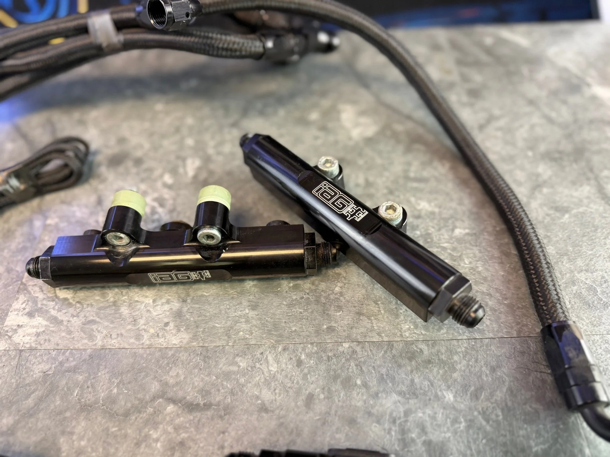 Under the hood fueling kit Subaru STi 08-21 w: iag fuel rails , areomotive FPR, lines , IBR flex fuel kit P1 - Image 9