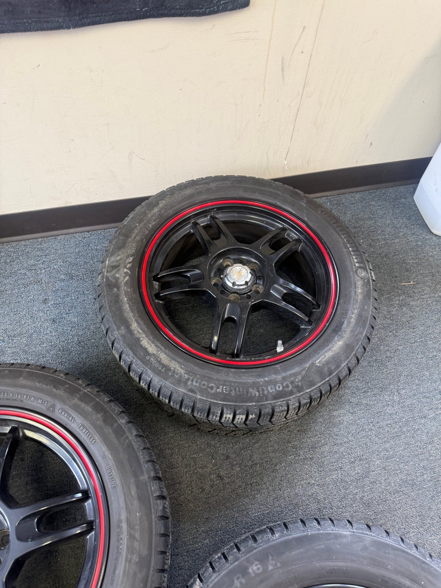 WINTER Wheels Subaru WRX Impreza Legacy Forester 5x100 205/55r16 Continental snow tires - Image 8